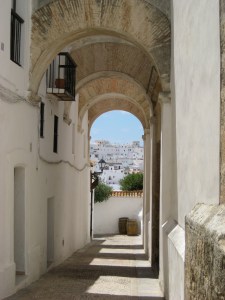 Heading into the juderia, the Jewish area - Vejer