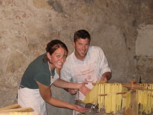 Teamwork making the pasta