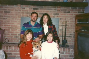 Family photo with April