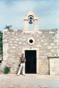 Greece 2002 - Court at Greek Church